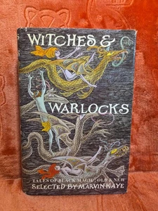 WITCHES AND WARLOCKS Tales of Black Magic Old & New By Marvin Kaye HCDJ - Picture 1 of 7
