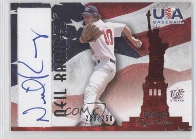 2007 USA Baseball National Signature Blue Ink /250 Neil Ramirez #A-28 Auto - Image 1 of 2