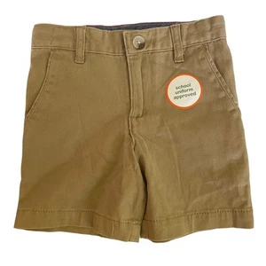 Boys Beige Cotton Chino Shorts Size 4 NEW - Picture 1 of 2