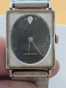 Vintage Longines 528 Diamond Dial Manual Watch 10k Gold Filled Works 292 - Picture 1 of 7