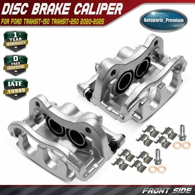 2x Pinza de freno delantera izquierda y derecha con soporte para Ford Transit-150 2020-2025 Foto 1 de 4