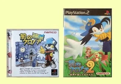 Sony Playstation Klonoa Door to Phantomile Klonoa2 Lunatea's Veil PS1 JP NTSC-J - Image 1 of 4
