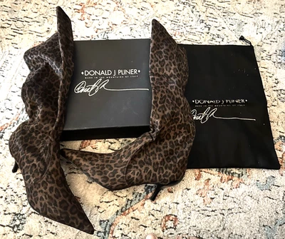 BOTA HASTA LA RODILLA DONALD J PLINER VINTAGE - TALLA 8 M - CAJA Y CUBIERTA ANTIPOLVO Foto 1 de 4