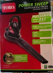 Toro 51585 7A 2-Speed Power Sweep Electric Leaf Blower Max. Up to 160 mph NEW - Picture 1 of 1