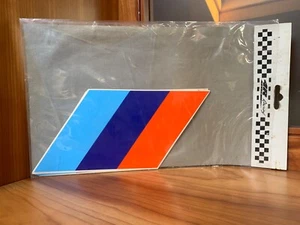 BMW MOTOR SPORT 3 STRIPS STICKERS COLORS BMW M NEW 4R RACING - Picture 1 of 7