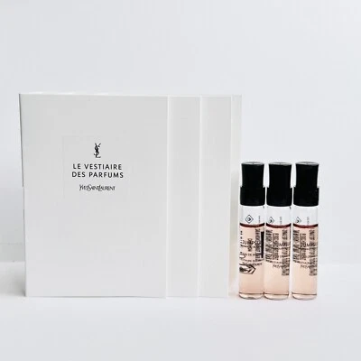 3 x Blusa YSL Yves Saint Laurent Eau De Parfum EDP Spray Muestra 2 ml cada una Foto 1 de 2