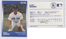 1990 Star Winter Haven Red Sox Bart Moore #17