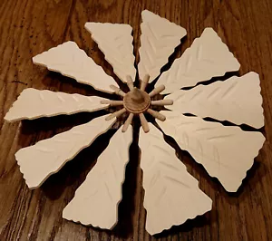 30cm Flügelrad für Pyramide Flügel Linde geschnitzt Handwerkskunst Erzgebirge - Bild 1 von 4