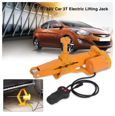 Elevador de gato de tijera eléctrico automotriz de 3 toneladas 3T 12V DC elevador remoto SUV furgoneta coche AU Foto 1 de 4