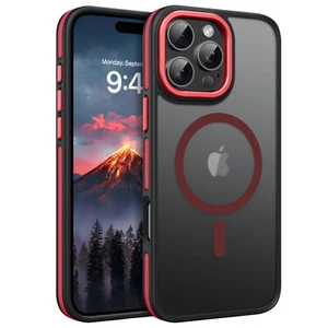 For iPhone 16 Pro Max Case Translucent Matte MagSafe Shockproof Rugged Magnetic - Picture 1 of 8