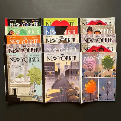 16 2023 New Yorker Magazine Issues • No Subscription Labels - Image 1 of 4