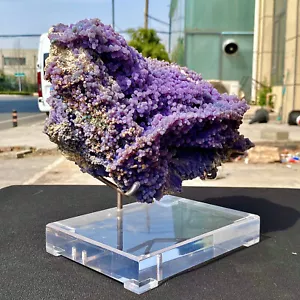 13.64LB Natural purple grape agate quartz crystal particle mineral sample - Picture 1 of 15