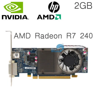 for HP 742920-001 AMD Radeon R7 240 HD 8570 Graphics Video Card 2GB DDR3 DVI - Image 1 of 4