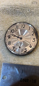 Antigue E. Howard Pocket Watch Movement 17 Jewels - Picture 1 of 10