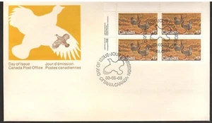 Canada #854 FDC 17¢ U/L PB, Endangered Wildlife, Greater Prarie Chicken ~ Mint!! - Picture 1 of 1
