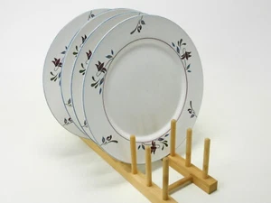 4 Newcor Stoneware China Copenhagen Dinner Plates - Flowers 6162 1992 - Picture 1 of 5