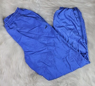Vtg FILA Nylon Joggers Windbreaker Track Pants Men's Size 38  Lined Blue - Image 1 of 4
