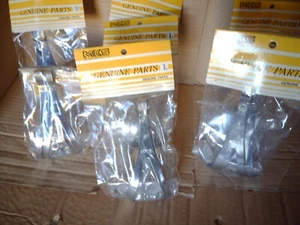 MKS CHROMED STEEL TOE CLIPS, NJS STAMPED - Picture 1 of 10