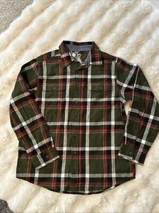 Wonder Nation Boy Plaid Flannel Long Sleeve Button Down Shirt XL Husky - Picture 1 of 3