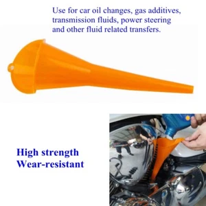 Motorcycle ABS Car Oil Filling Funnel For Harley Touring Dyna Softail Sportster - Picture 1 of 5