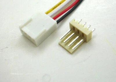 KF2510 2.54mm 4-Pin female housing connector 30cm wire header Fan PCB 10 set - Image 1 of 4