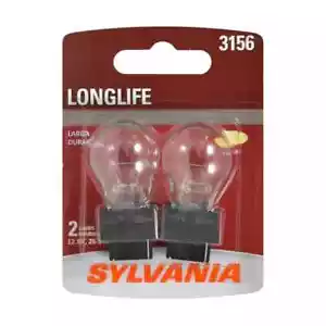 Sylvania Long Life 3156 Two Bulbs Back Up Reverse Light Replacement Stock EO Fit - Picture 1 of 8