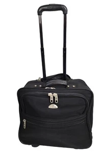 Samsonite Wheeled Business Case Laptop Bag 17.3" Carry-On 932085 Black - Picture 1 of 18