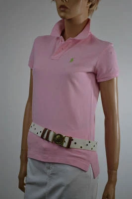 Polo Ralph Lauren Rosa Ajuste Clásico/Pony Verde Lima Pequeño Nuevo con Etiquetas Foto 1 de 2
