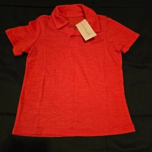 First Impressions Boys Short Sleeve Polo Shirt Red Toddler NWT Size 2T - Picture 1 of 4