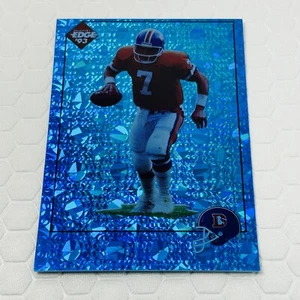 John Elway 1993 Collectors Edge advertencia de dos minutos azul Prizm hielo agrietado - Imagen 1 de 5