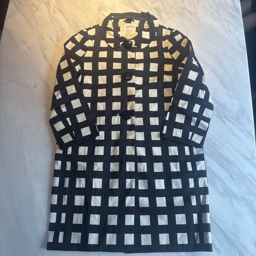 Cappotto donna Kate Spade bianco e nero usatoe ottimeioni condizion au