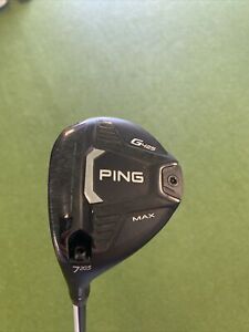 Used LH Ping G425 Max 7 Fairway Wood HZRDUS 95 Hand Crafted Graphite Extra Stiff