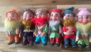 Raro conjunto de 6 hombres vintage Merry Little en caja - Imagen 1 de 4