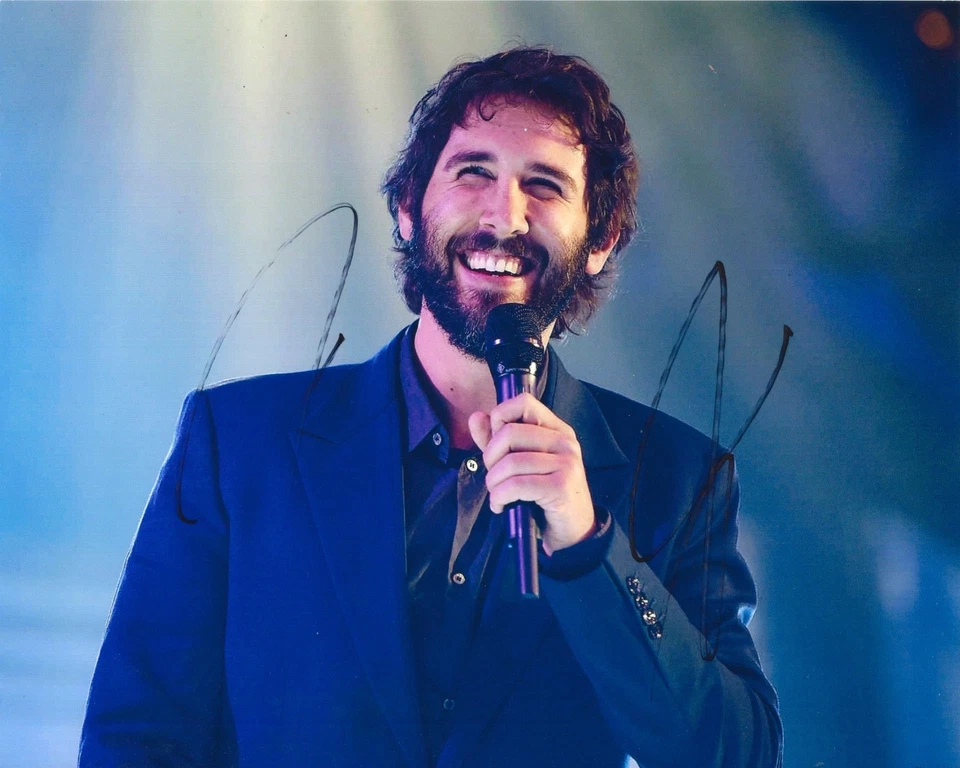 Josh Groban signed Natasha, Pierre 8x10 Photo - Awake, You Raise Me Up - Image 1 of 1