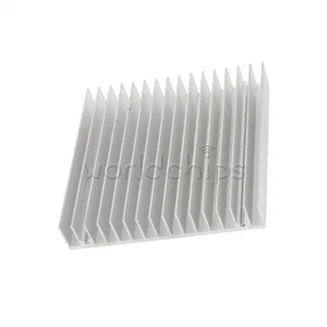 Dissipateur Chaleur Aluminium 100x100x18mm pour Puce CPU LED IC Radiateur, Refroidissement Refroidisseur Neuf - Photo 1/4