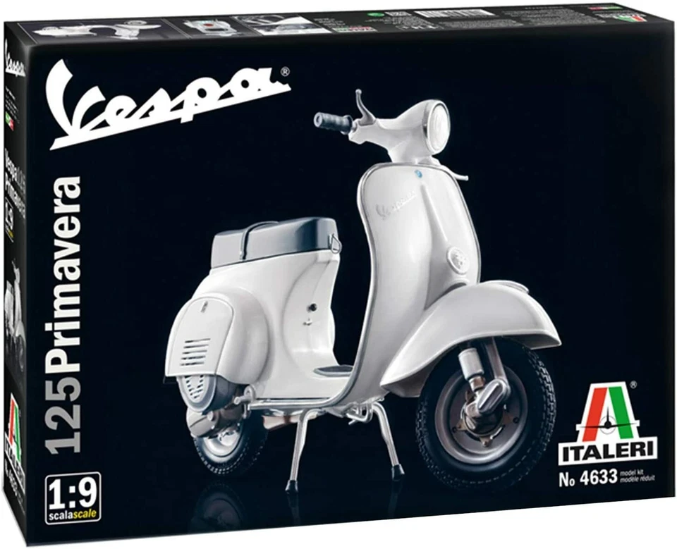 VESPA 125 PRIMAVERA 1978 KIT DI MONTAGGIO 1/9 4633 ITALERI - Immagine 1 di 1