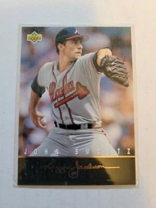John Smoltz 1993 Upper Deck Reggie Jackson's Clutch Performers casi nuevo - Imagen 1 de 1