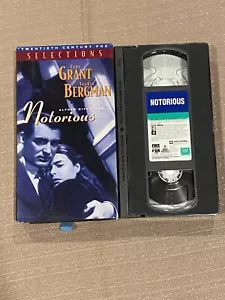 Notorious (VHS, 1946) Cary Grant, Ingrid Bergman - Picture 1 of 3