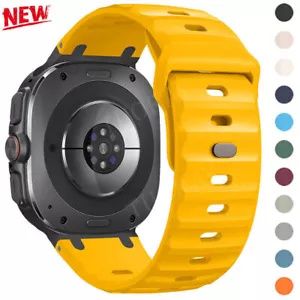 Sport Silikon Metall Stecker Armband Band für Samsung Galaxy Watch Ultra 47mm - Bild 1 von 44