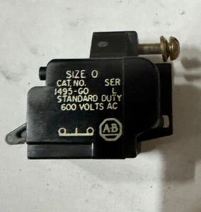 Contacto auxiliar Allen Bradley 1495-G0 Ser L tamaño 0 600 VCA 1 N.C. - Imagen 1 de 3