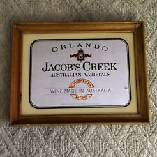 Orlando Jacob's Creek Australian Wine Bar Sign Mirror Mancave 
