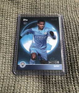 Topps Manchester City Team Set Kayky Blue Moon Rookie Card /99