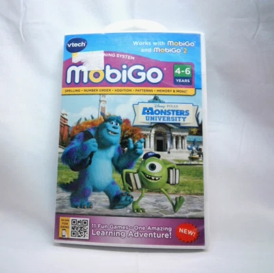 Vtech Mobigo Games Monsters University Learning Adventure Ages 4-6 NEW SEALED - Image 1 of 3