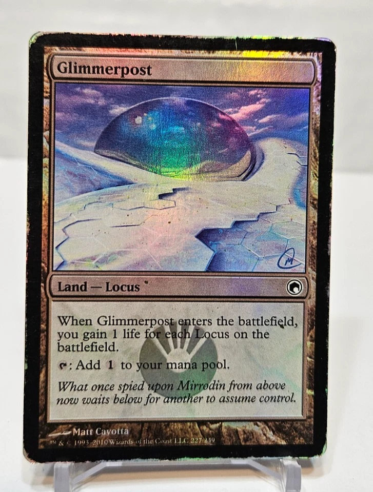 FOIL Glimmerpost Scars of Mirrodin MTG Magic The Gathering 6855 - Image 1 of 4
