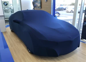 BMW i8 Super Soft and Stretch Indoor Fleece Car Cover BLAU - Bild 1 von 4