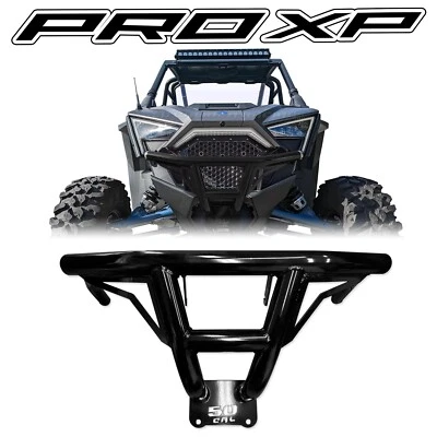 Protector de cepillo de parachoques delantero negro calibre 50 Racing 2020+ RZR PRO XP/XP4 hecho en EE. UU. Foto 1 de 4