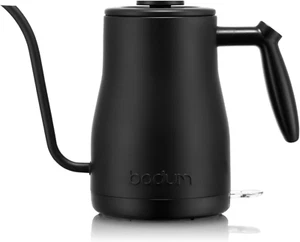 34Oz Bistro Gooseneck Electric Water Kettle, Pour over Coffee & Tea, Stainless S - Picture 1 of 4