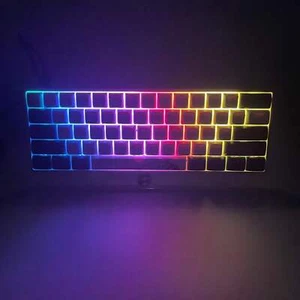 EPOMAKER SkyLoong SK61S 61 Keys Hot Swappable RGB Mechanical Keyboard Panda - Picture 1 of 10