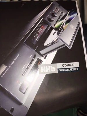 HHB CDR 800 CD PLAYER/RECORDER OPERATING MANUAL  (COPY) - Image 1 of 2