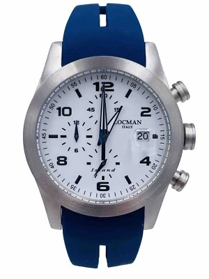 Reloj Locman Island Cronógrafo Acero 618ACWB/359 40mm Muy Descuento Nuevo Foto 1 de 4